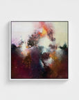 Sunrise Ruby framed canvas print detail