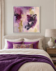 Connection original artwork in a premium white float frame — bedroom | Nicola Bird