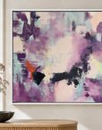 Curiosity original artwork in a premium white float frame — cropped hero | Nicola Bird