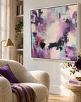 Curiosity original artwork in a premium white float frame — reading nook | Nicola Bird