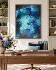 Durga original artwork in a oak float frame — office | Nicola Bird