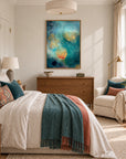 Freyja framed canvas print – bedroom