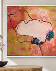 Impact original artwork in a premium white float frame — cropped hero | Nicola Bird
