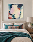 Inclusion original artwork in a premium white float frame — bedroom | Nicola Bird