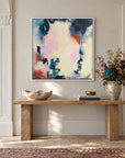 Inclusion original artwork in a premium white float frame — hallway | Nicola Bird
