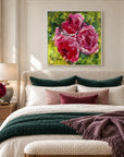 Physis original artwork in a white float frame — bedroom | Nicola Bird