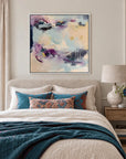 Reciprocity original artwork in a premium white float frame — bedroom | Nicola Bird