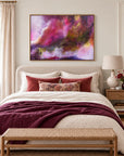 The Gift original artwork in a oak float frame — bedroom | Nicola Bird