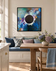 The Sorceress original artwork in a black float frame — kitchen | Nicola Bird
