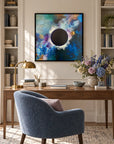 The Sorceress original artwork in a black float frame — office | Nicola Bird