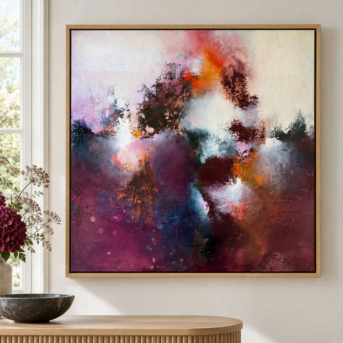 Sunrise Ruby original painting by Nicola Bird