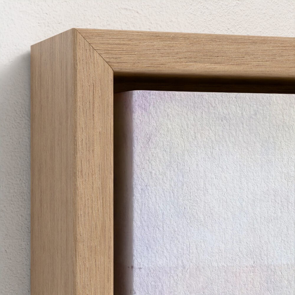 Oak float frame option