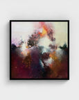 Sunrise Ruby framed canvas print detail