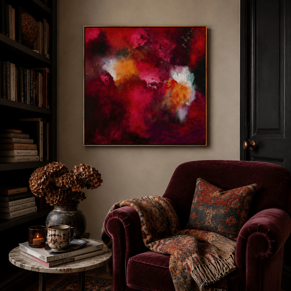 The Lover | Framed Canvas Print