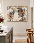 Autumn Beauty original artwork in a oak float frame — kitchen | Nicola Bird