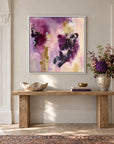 Connection original artwork in a premium white float frame — hallway | Nicola Bird