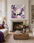 Curiosity original artwork in a premium white float frame — living room | Nicola Bird