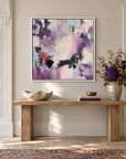 Curiosity original artwork in a premium white float frame — hallway | Nicola Bird