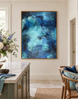 Durga original artwork in a oak float frame — kitchen | Nicola Bird