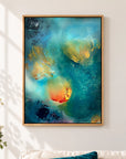 Freyja framed canvas print – tight hero
