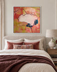 Impact original artwork in a premium white float frame — bedroom | Nicola Bird