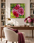 Physis original artwork in a white float frame — office | Nicola Bird